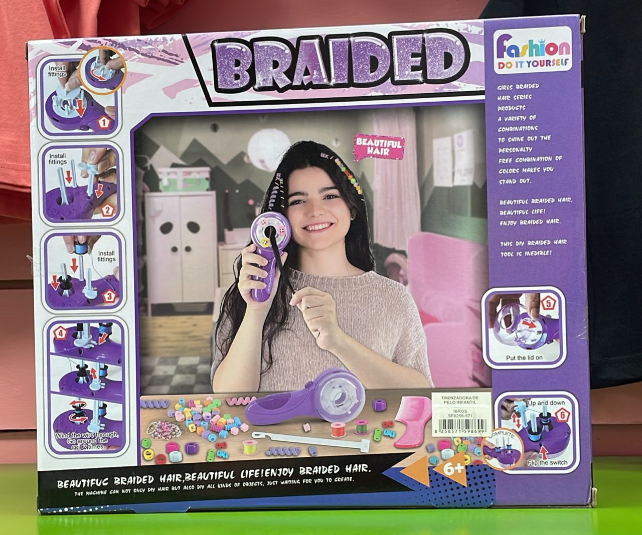 Trenzadora de pelo infantil